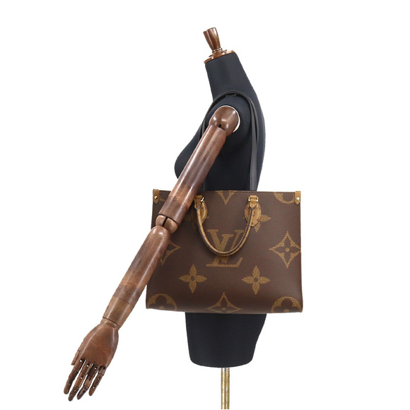Louis Vuitton Giant Monogram Onthego MM Tote Shoulder Bag - Picture 9 of 9